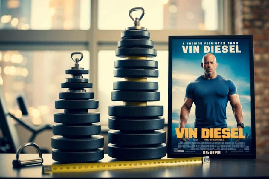 qual a altura do ator Vin Diesel