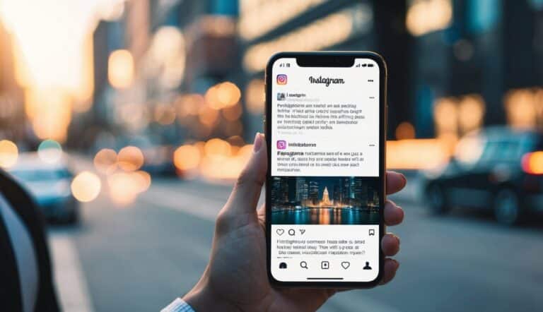 Uma tela de smartphone exibindo notificações do Instagram do passado