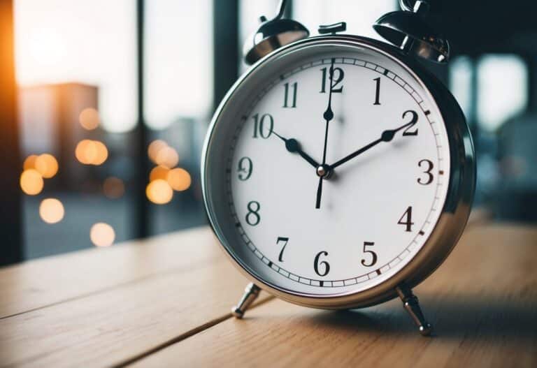 Um relógio mostrando 24 horas passando em um dia