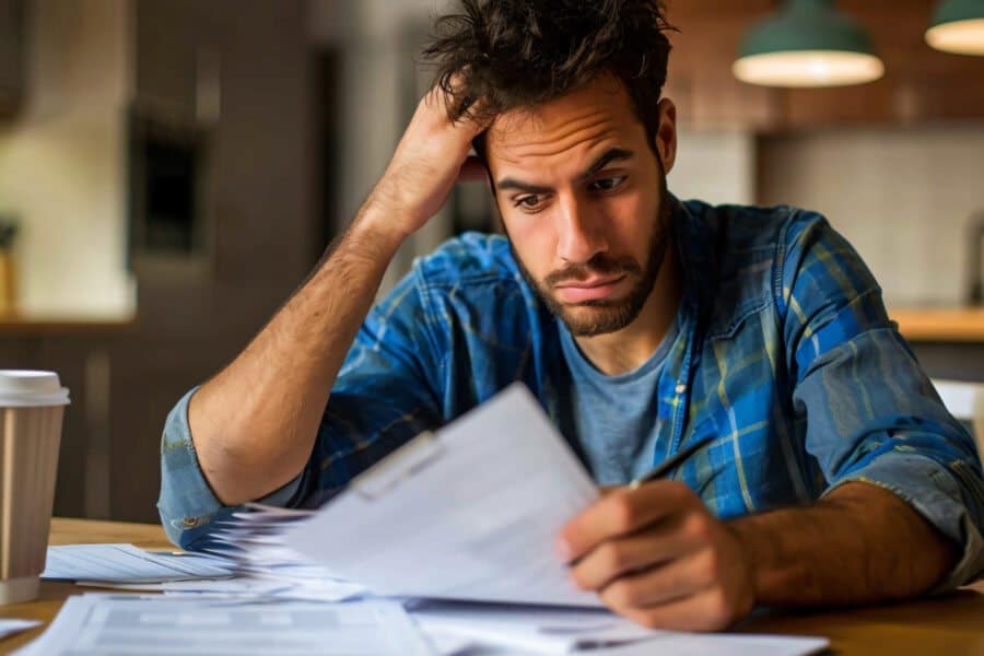 pegar um empréstimo no banco e não pagar