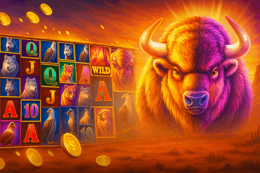 Megaways com búfalos