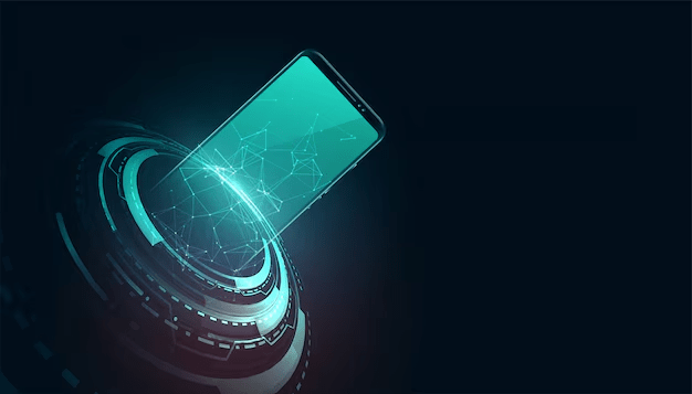 ilustração de smartphone com ícones de segurança digital e mapa de Goiânia ao fundo, representando privacidade e proteção de dados em aplicativos móveis.